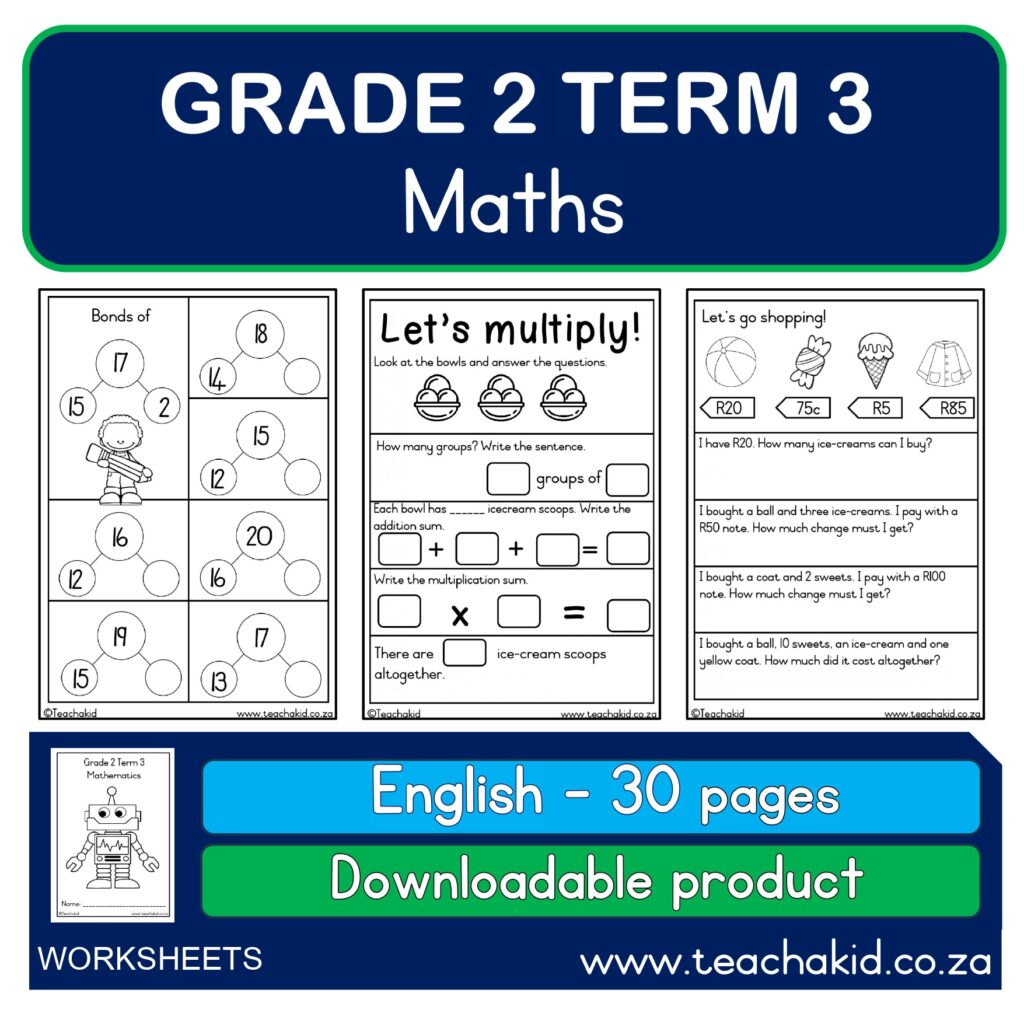 Grade 2 Term 3 Maths (PDF) – Teachakid Grade 2 Term 3 Maths (PDF) - Teachakid