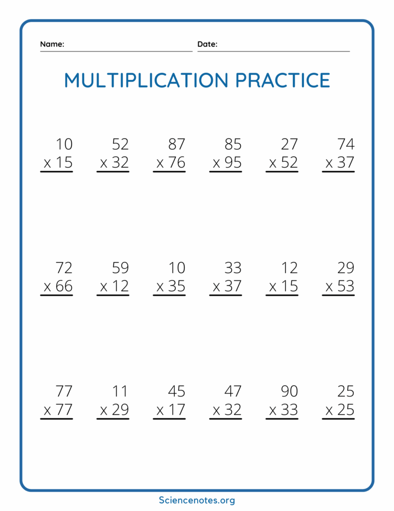 Grade 3 Multiplication Worksheets – free & printable | Worsheets … Grade 3 Multiplication Worksheets - free & printable | Worsheets ...