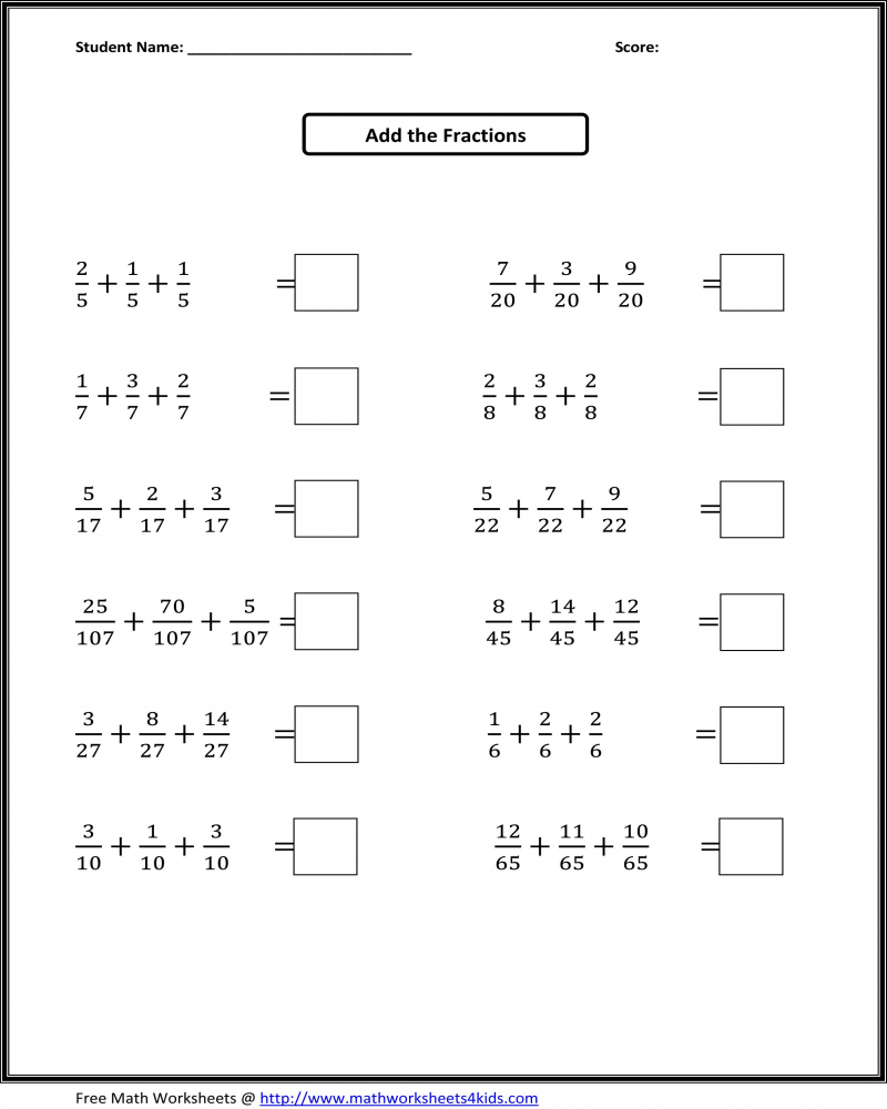 Grade Level Math Worksheets – Printable PDF Template Grade Level Math Worksheets – Printable PDF Template