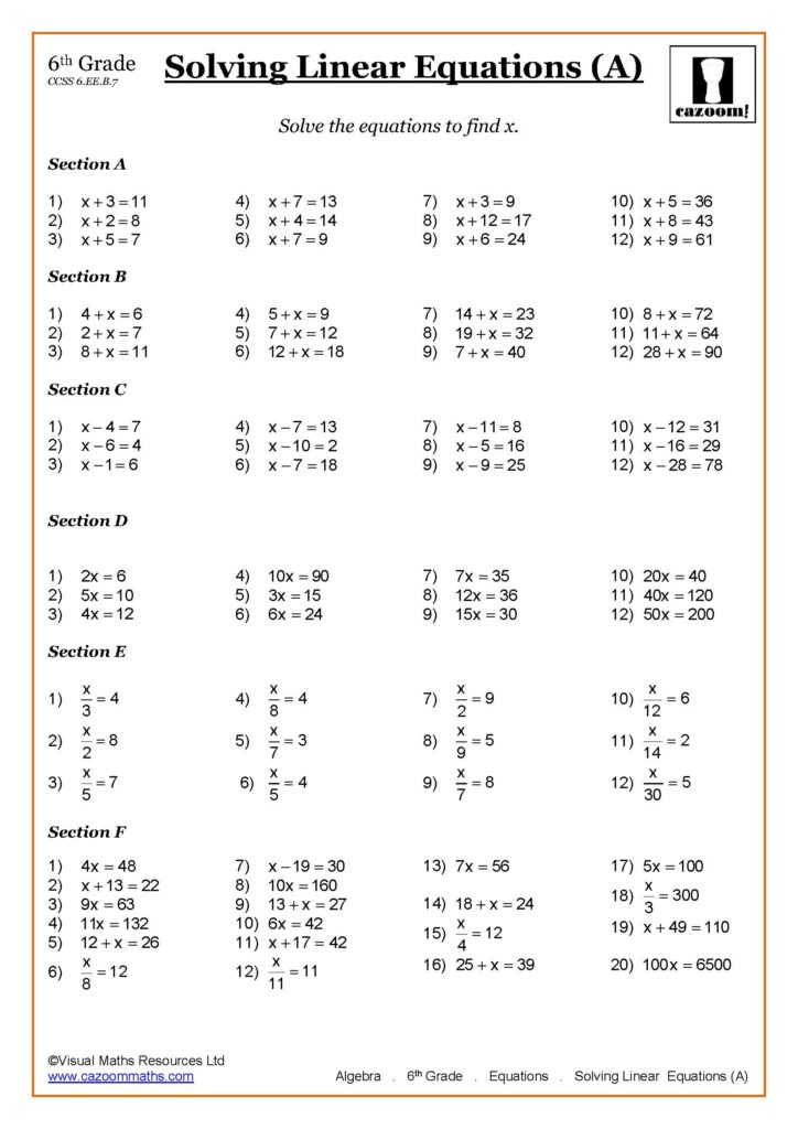 Home | Cazoom Maths Worksheets