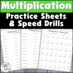 Horizontal Math Fact Practice Worksheets