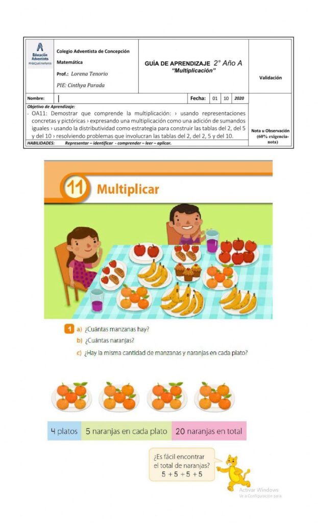 Inicio multipli… | Math Worksheets | 394262 Inicio multipli… | Math Worksheets | 394262