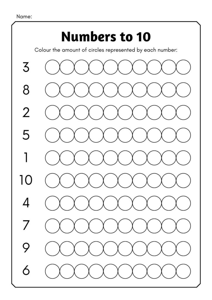 K-12 Free Printable Worksheets Math - kindergarten math