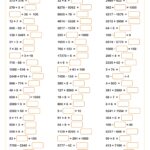Key Stage 2 Level 4 Maths Worksheets