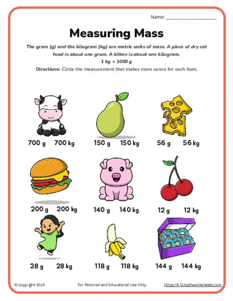 Kilograms And Grams Worksheets For Grade 2 Kilograms And Grams Worksheets For Grade 2