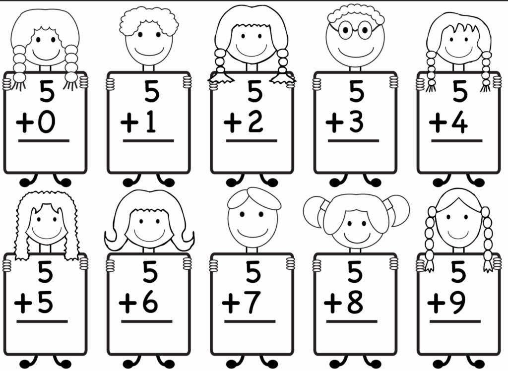 Kinergarten Math Worksheets Free Printable - Printable Math Worksheets