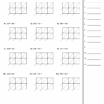 Lattice Multiplication Worksheets 3 By 2