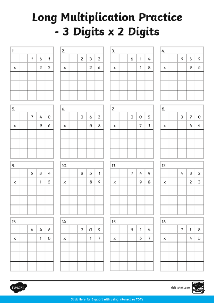 Long Multiplication Worksheets 3 Digit By 2 Digit – T2-m-1457d-long-multiplication-worksheet-3-digits-x-2-digits … Long Multiplication Worksheets 3 Digit By 2 Digit - T2-m-1457d-long-multiplication-worksheet-3-digits-x-2-digits ...