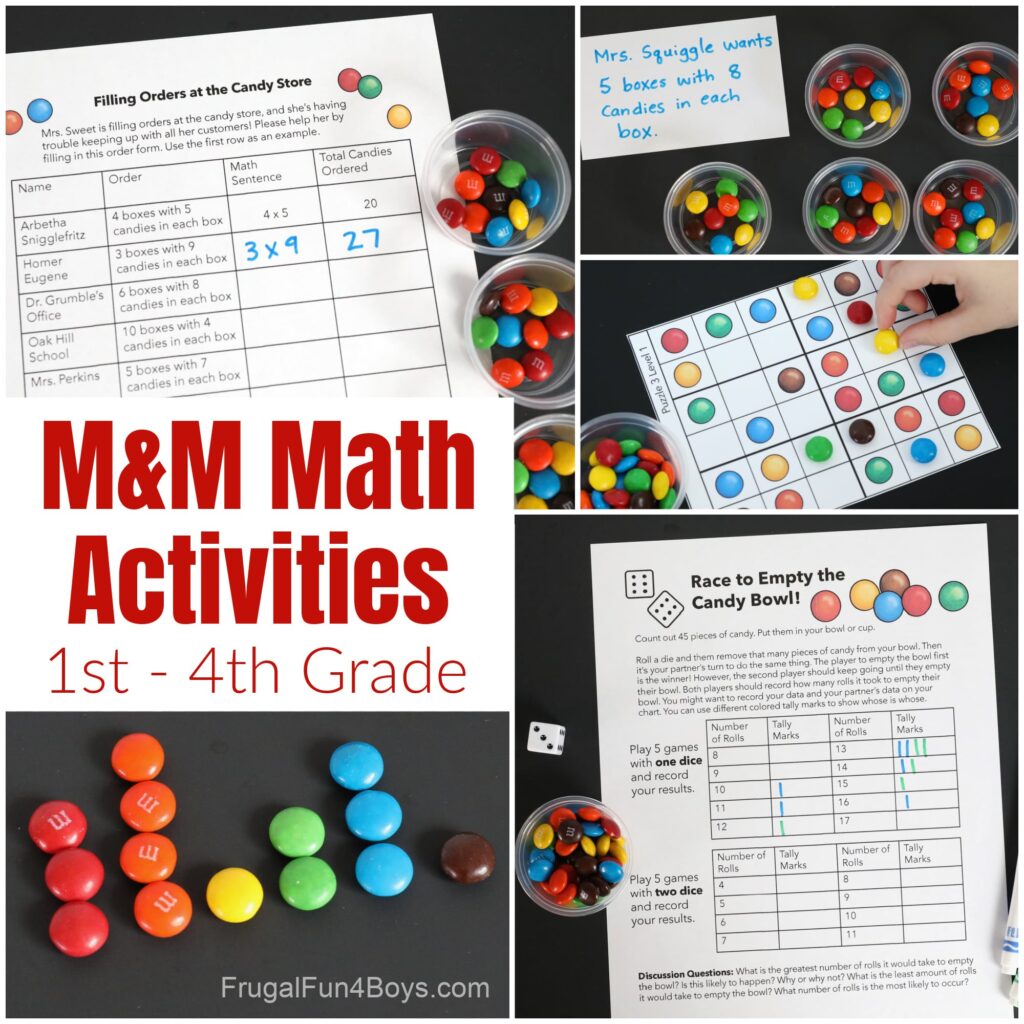 M And M Math Worksheets
