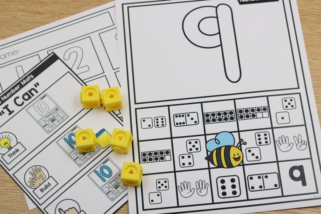 Marrs Math Bee Practice Worksheets - bees free phonics and math centers