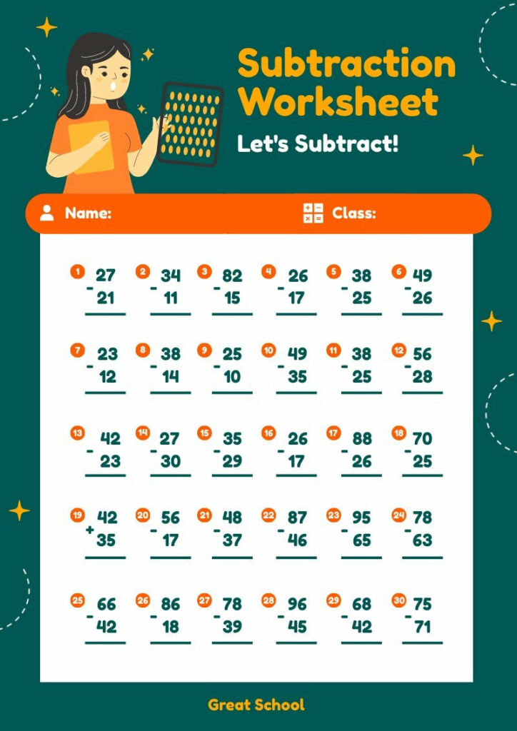 Math and ELA Worksheet Templates for Educators - Piktochart ...