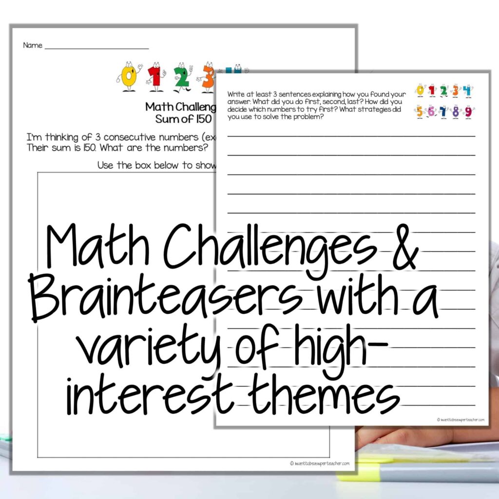 Math Challenges & Brainteasers 1 Math Challenges & Brainteasers 1