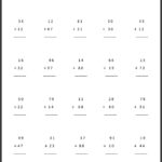 Math Drill Sheets For 2nd Grade