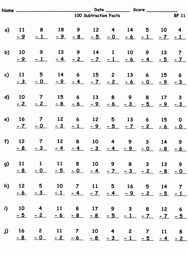 Math Drill Worksheets 100 Problems – Addition Drill Worksheets 100 Problems Math Drill Worksheets 100 Problems - Addition Drill Worksheets 100 Problems