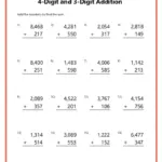 Math Drill Worksheets For 3rd Grade