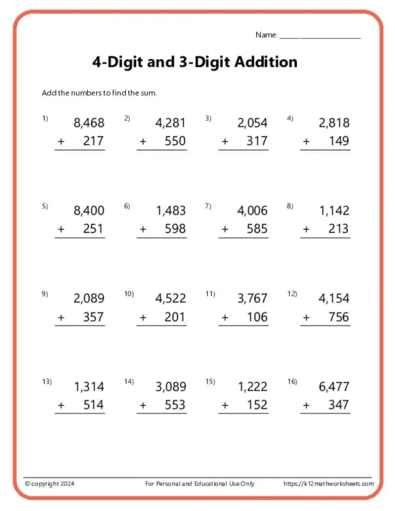 Math Drill Worksheets For 3rd Grade - 3rd Grade Math Worksheets - Worksheets Library