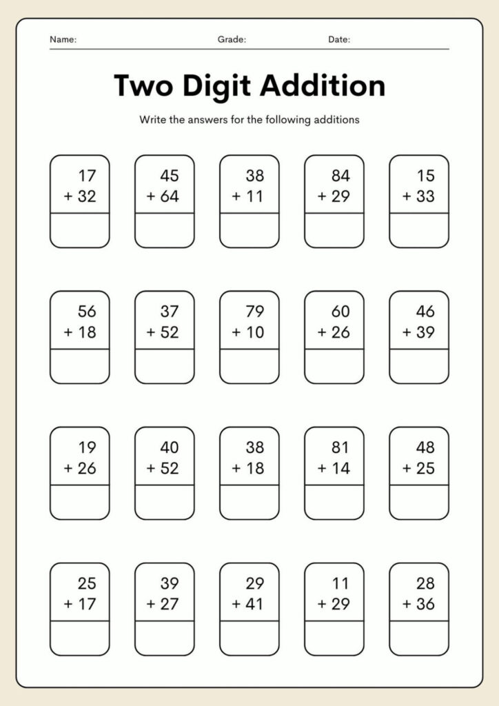 Math Drills Printables Grade 2 1wp - Free Printable Math Drills For 2nd Grade - 2nd Grade Math Worksheets