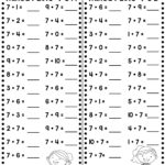 Math Fact Drills For 2nd Grade