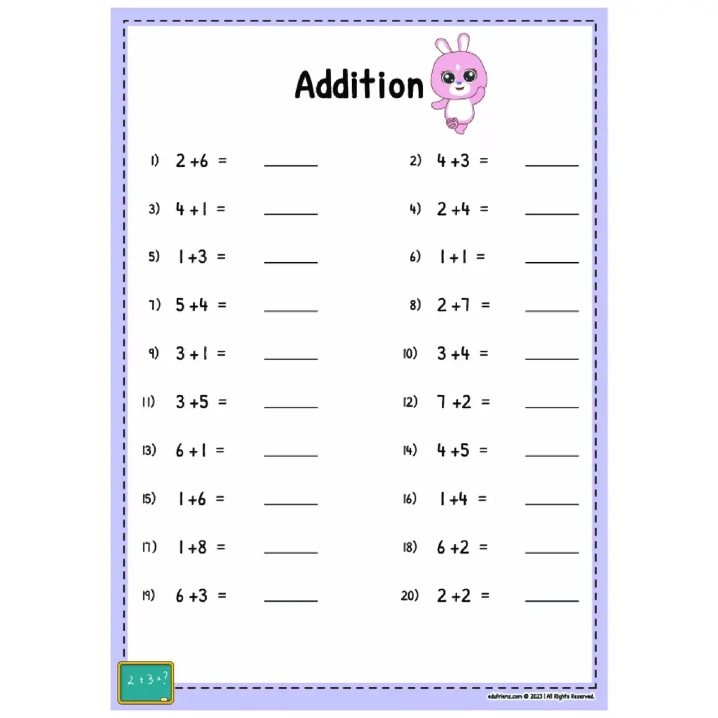 Math for 8 Year Olds Worksheets