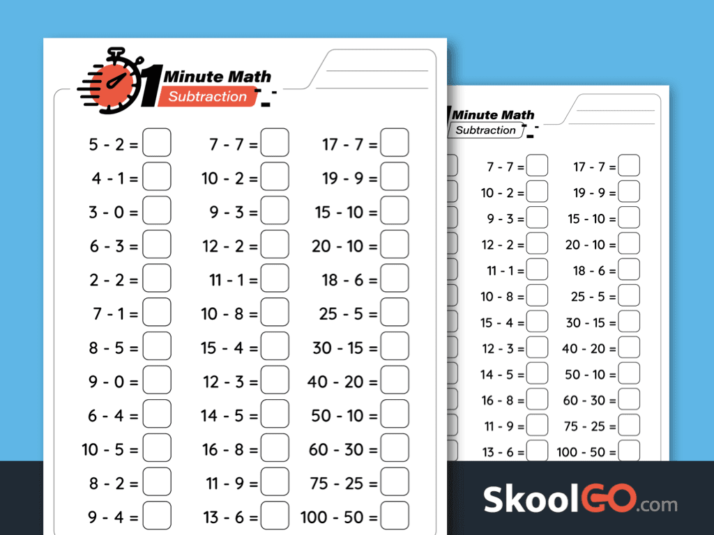 Math For Second Graders Printable Worksheets