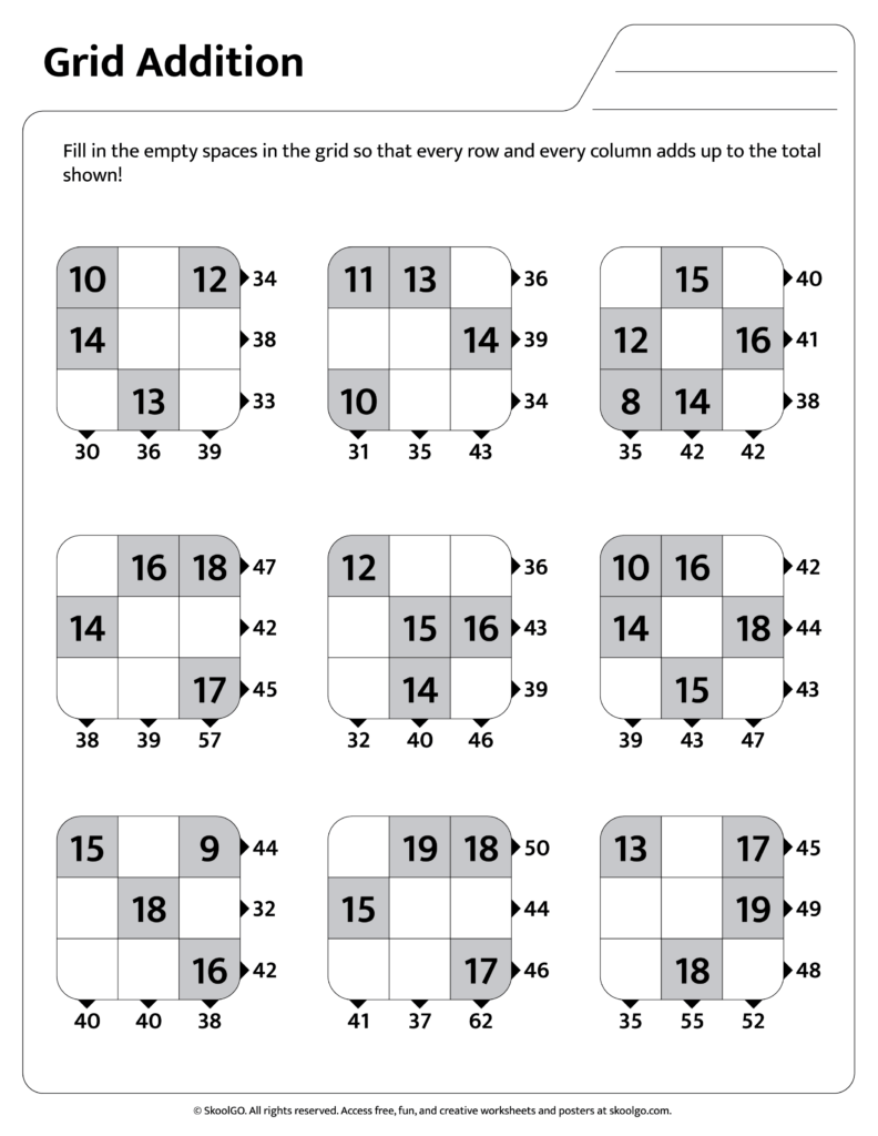 Math Grid Worksheets 2nd Grade – Addition Worksheet 2nd Grade Christmas Addition Worksheets With Answer Math Grid Worksheets 2nd Grade - Addition Worksheet 2nd Grade Christmas Addition Worksheets With Answer