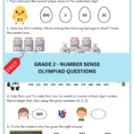 Math Olympiad Grade 2 Worksheets