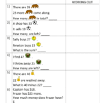 Math Problem Sheets For Grade 2