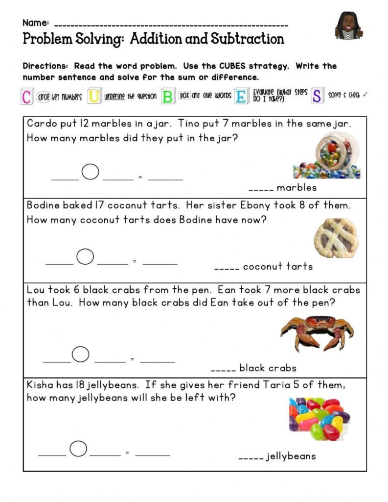 Math Problem Solving Worksheets For Grade 2 – Problem Solving Addition & Subtraction worksheet – Worksheets Library Math Problem Solving Worksheets For Grade 2 - Problem Solving Addition & Subtraction worksheet - Worksheets Library