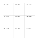 Math Problem Worksheets For 2nd Graders