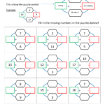 Math Puzzle Worksheets 2nd Grade