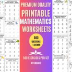 Math Sheets With A Lot Of Questions
