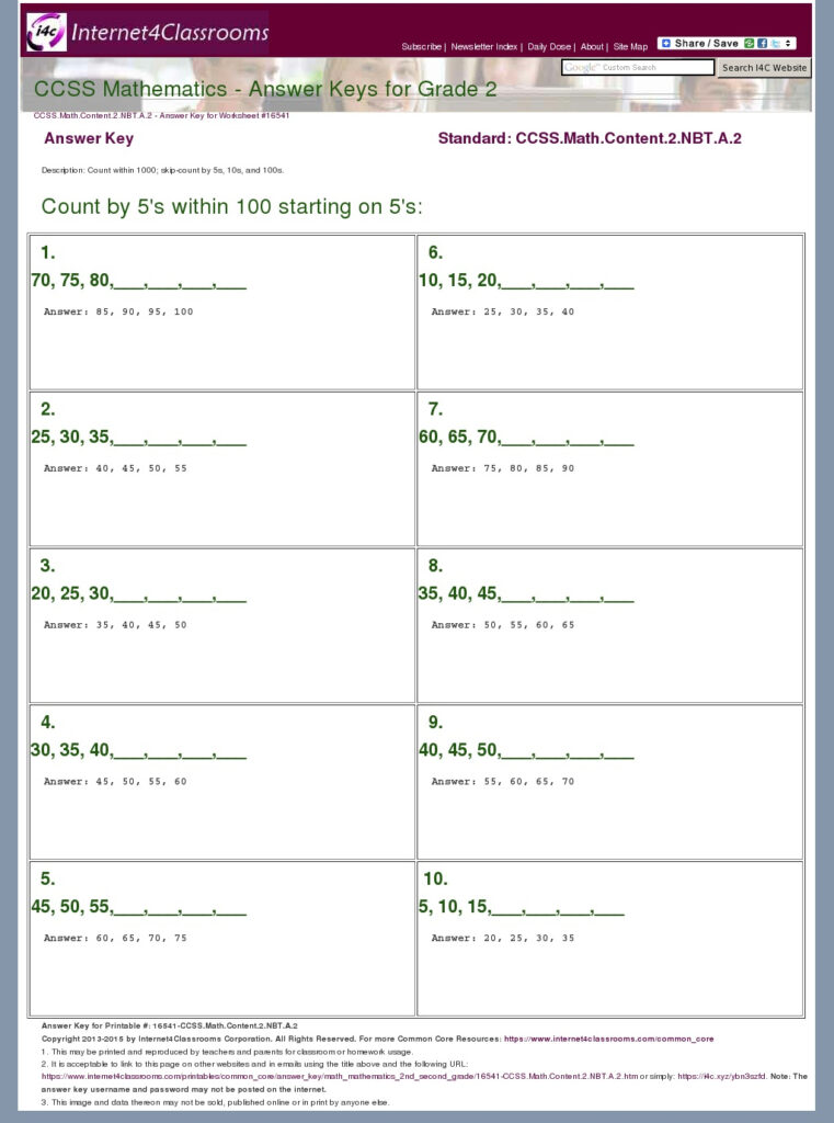 Math Skills Worksheet Answer Key – SkillsWorksheets.com Math Skills Worksheet Answer Key - SkillsWorksheets.com