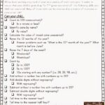 Math Test Worksheets 39 Prorams For 2nd Grad