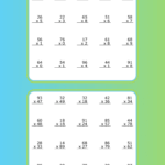 Math Two Digit Multiplication Worksheets