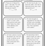 Math Word Problem Practice Sheets