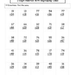 Math Work Sheets 2nd Grade