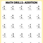 Math Work Sheets To Primnt