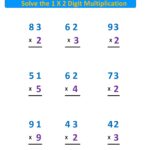 Math Worksheets 2 Digit Multiplication