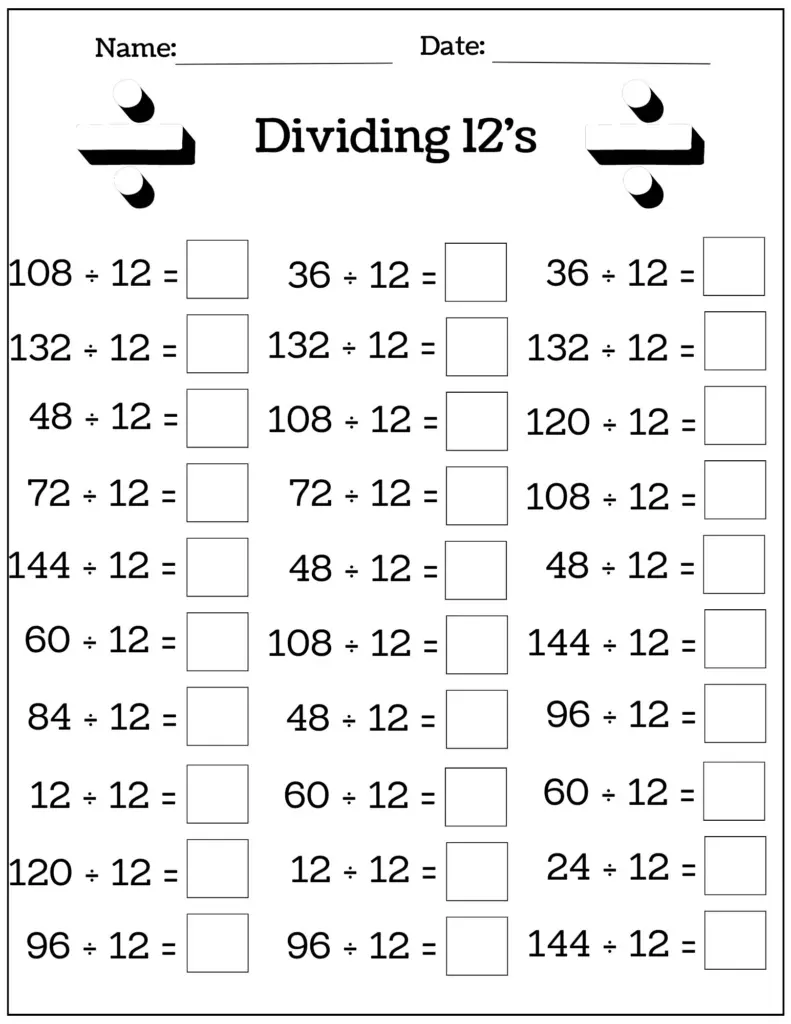 Math Worksheets For 12 Year Olds - Printable Activity Sheets For 12 Year Olds - Free Printable Templates