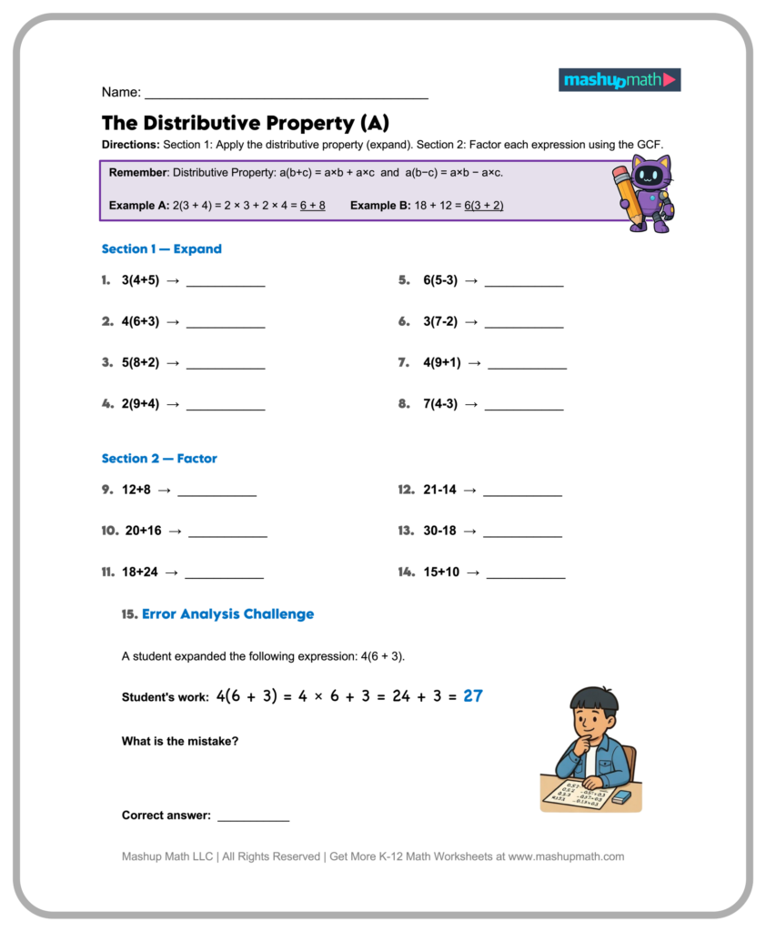 Math Worksheets For 6th Graders With Answer Key - 6th grade math worksheets free