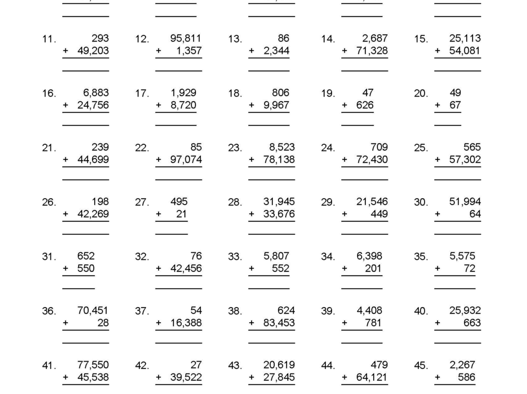 Math Worksheets For High Schoolers - math games