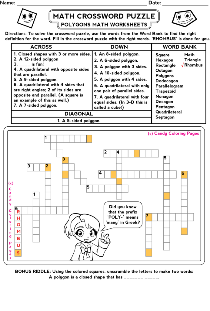 Math Worksheets For Middle Schoolers – free math games crossword puzzles math worksheets Math Worksheets For Middle Schoolers - free math games crossword puzzles math worksheets