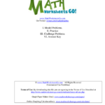 Math Worksheets Go Practice Problems
