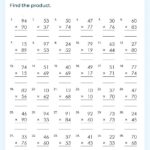 Math Worksheets Grade 4 Multiplication