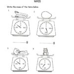 Math Worksheets Mass Grade 2