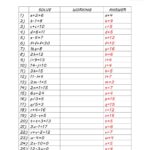 Math Worksheets Printable Online With Answers