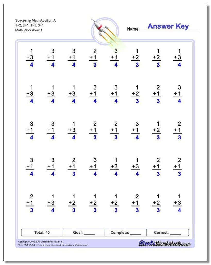 Math Worksheets With Answers For Kids – Printable PDF Template