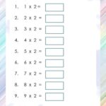 Maths Multiplication Worksheet For Class 2
