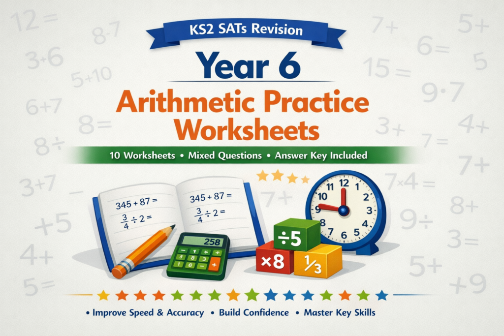 Maths Revision Ks2 Year 6 Worksheets – Year 6 Arithmetic Practice Pack – 10 Worksheets + Answers | KS2 SATs … Maths Revision Ks2 Year 6 Worksheets - Year 6 Arithmetic Practice Pack – 10 Worksheets + Answers | KS2 SATs ...