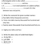 Maths Revision Worksheets For Class 4